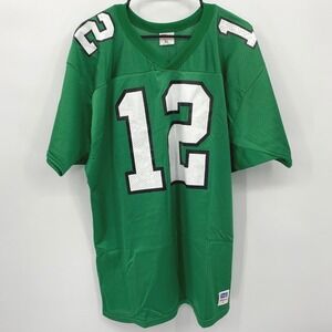 Vintage Wilson Team NFL Philadelphia Eagles Jersey 12 Kelly Green XL Made in USA